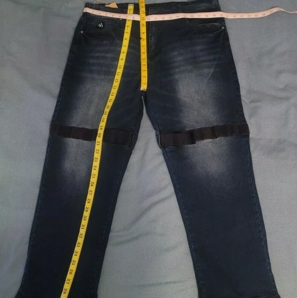 DNM Collection Men's Size 36 Denim Slim Fit Jeans - Picture 2 of 15